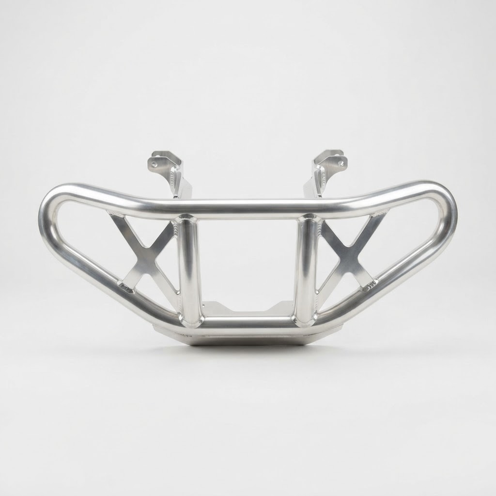 XRW Yamaha YFZ 450R Front Bumper X10 Polished