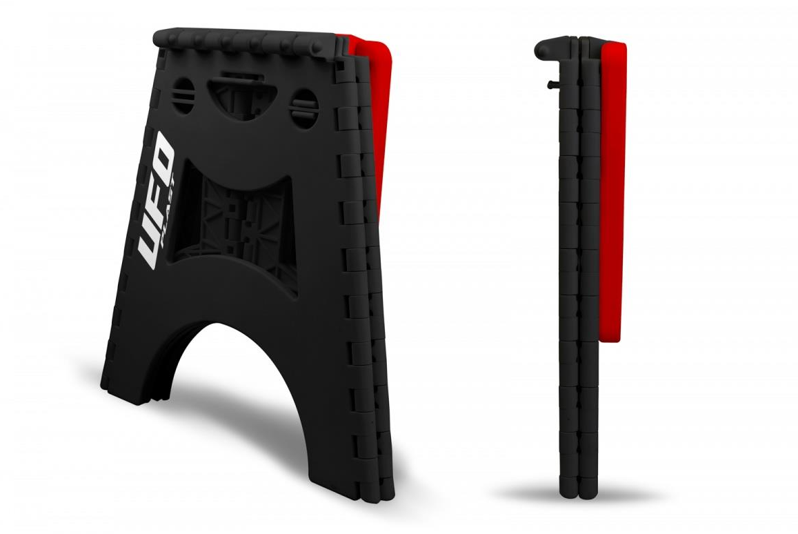 Foldable plastic bike stand