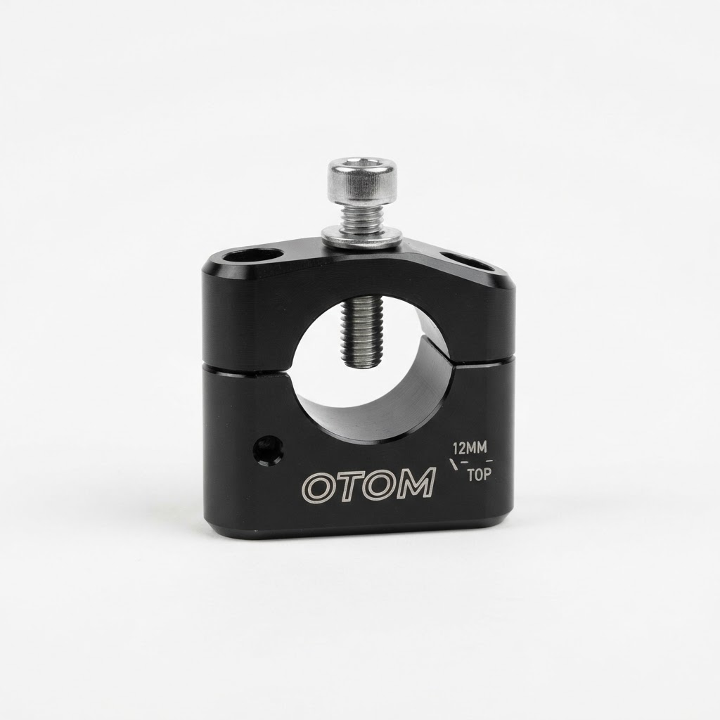 Otom Handlebar Clamp 12mm Bolt Black