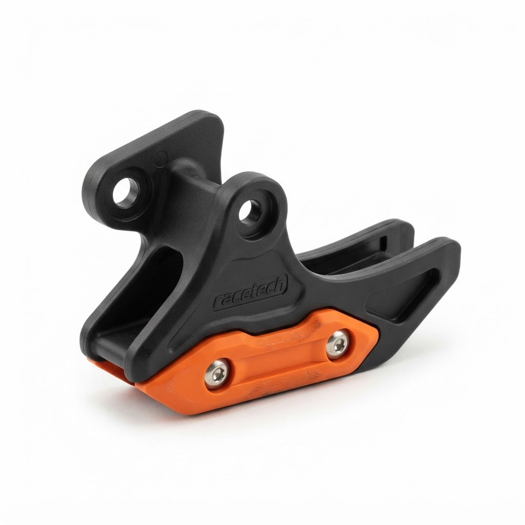 Racetech Chain Guide KTM SX / XC 08 to 21 Black and Orange