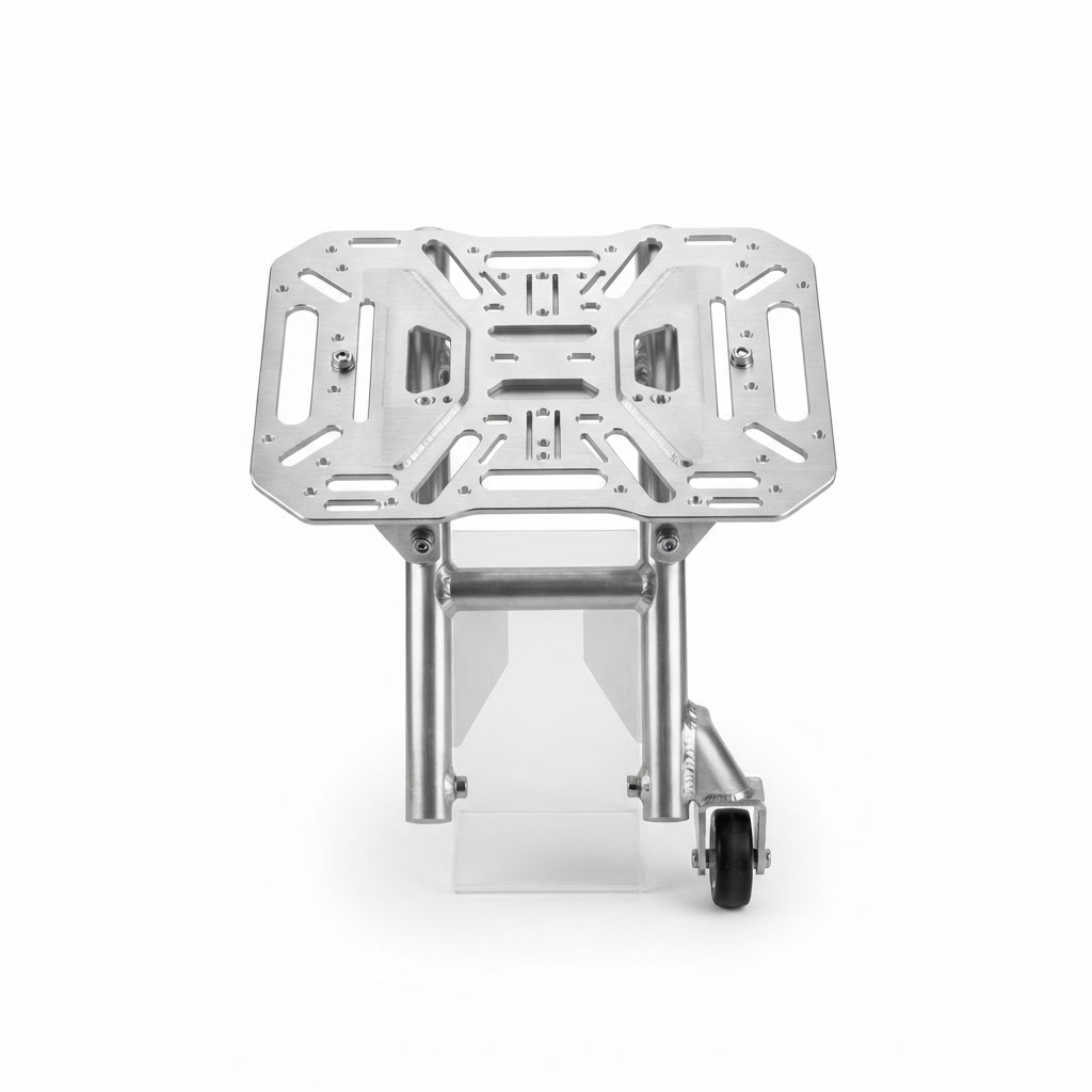 SSS Yamaha Raptor 700 Bag Carrier Plate for Wheeliebar - Alu