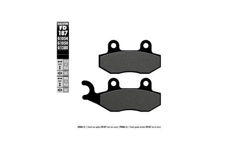 Galfer SEMI METAL BRAKE PADS