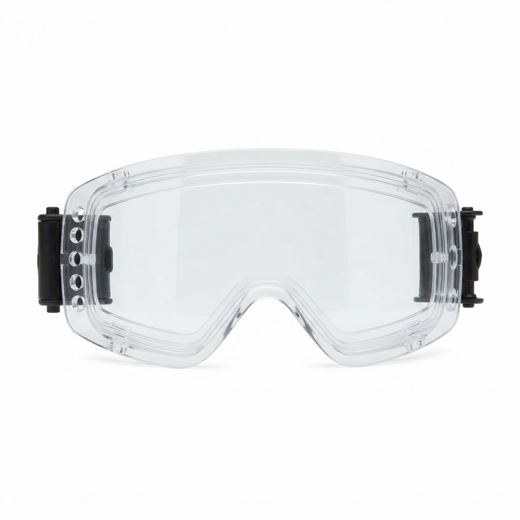 SPY Alloy Lens Clear Roll off Drilled