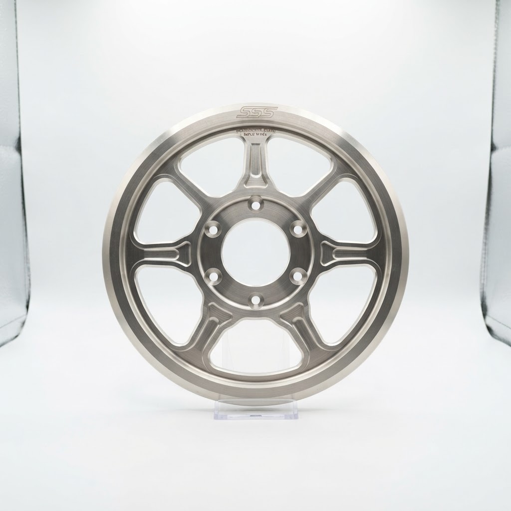SSS Bombardier DS650 Sprocket Guard - Alu
