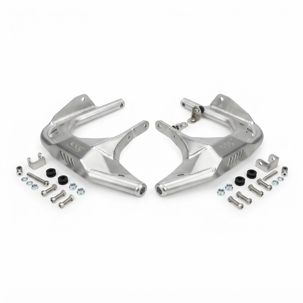 SSS Kawasaki KFX450 A-Arm Guards Front Alu