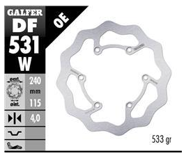 Galfer Yamaha YZ450 (2020) Rear Disc Wave