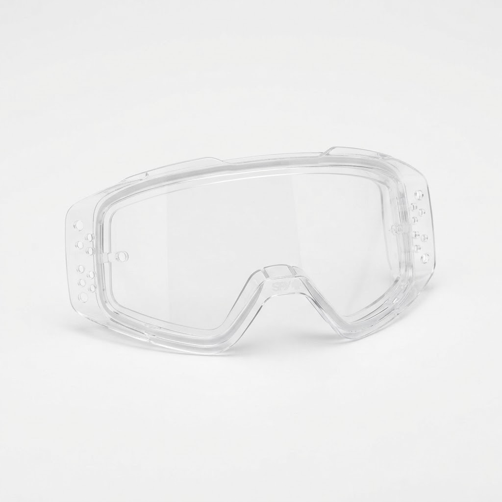 SPY AMX Clear Lens/Roll off Drilled