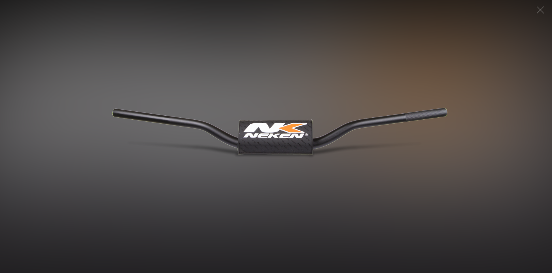 Neken Variable Diameter Handlebar, Color Black with Pad Black