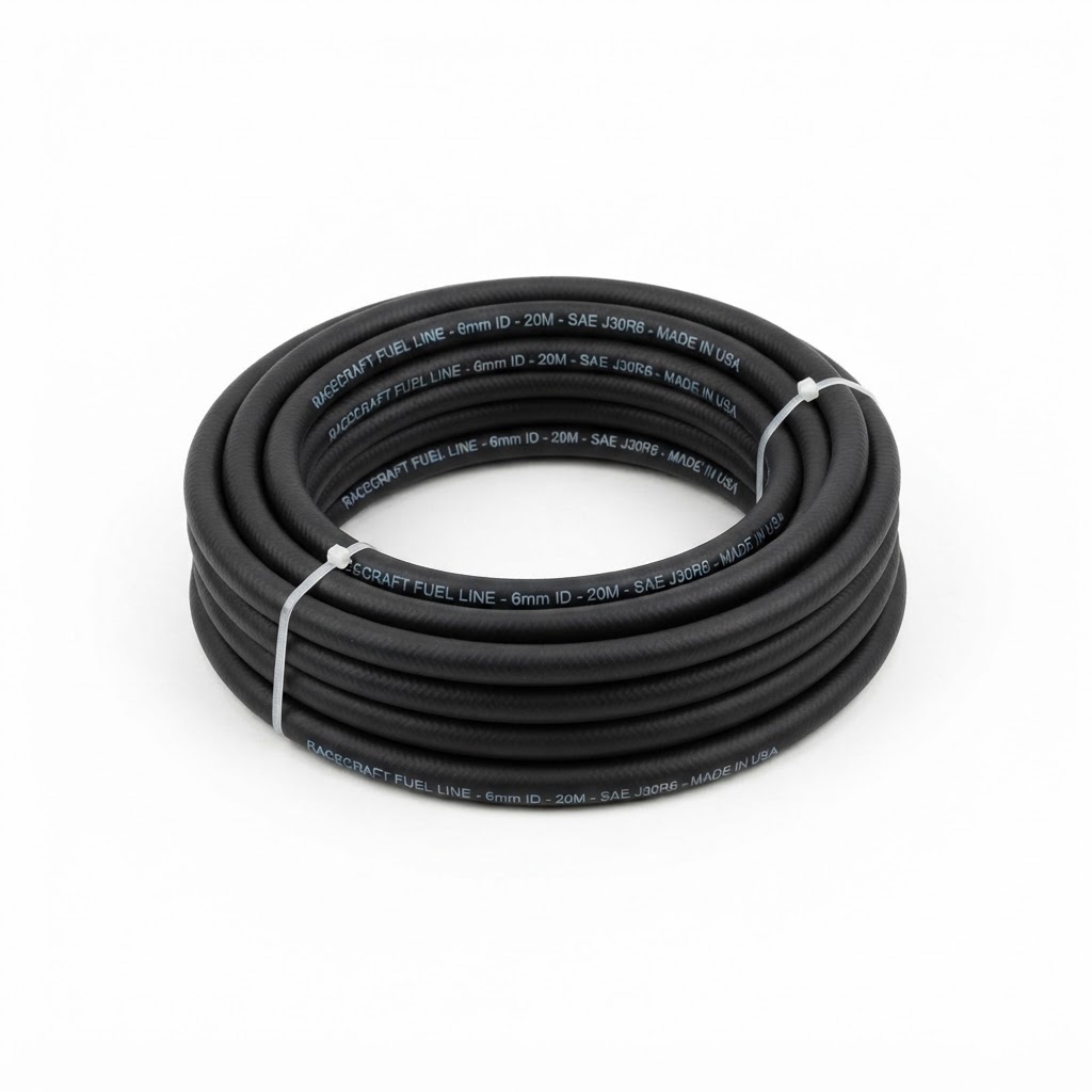 Racecraft Fuel Line 20m Black 6mm