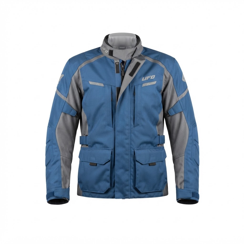 UFO MX JACKET ENDURO TAIGA BLUE/GREY MEDIUM