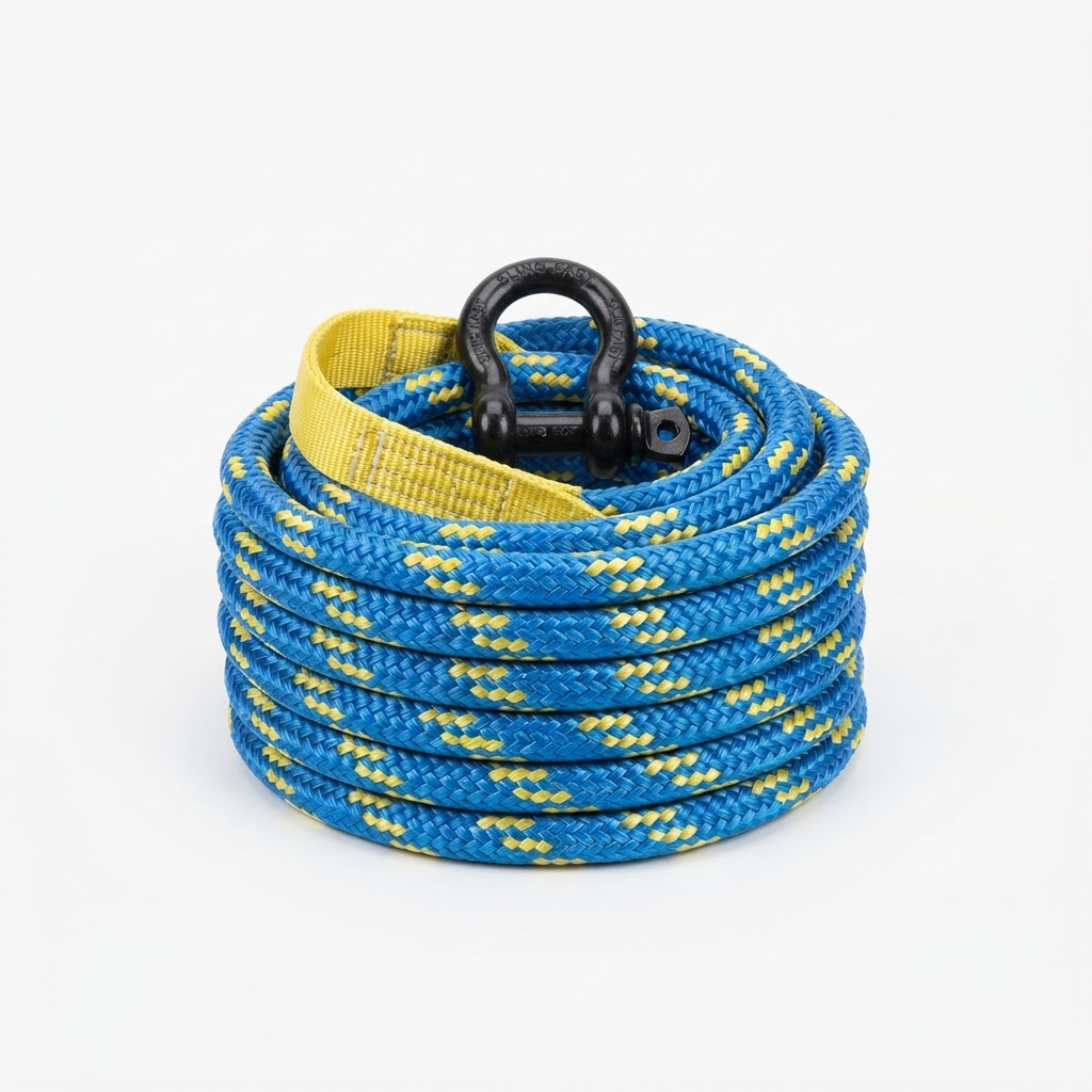 Sling Fast Mod 6 Pull Strap Blue and Yellow Recovery Rope