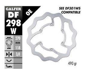 Galfer Yamaha Front Disc Wave Fixed 270x3mm