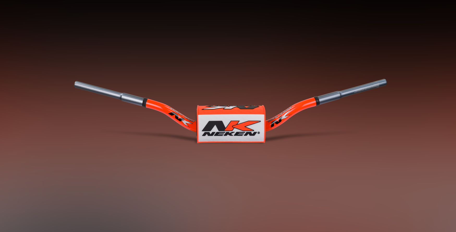 Neken Smooth Feeling Handlebar, Fluo Orange, Pad Orange-White