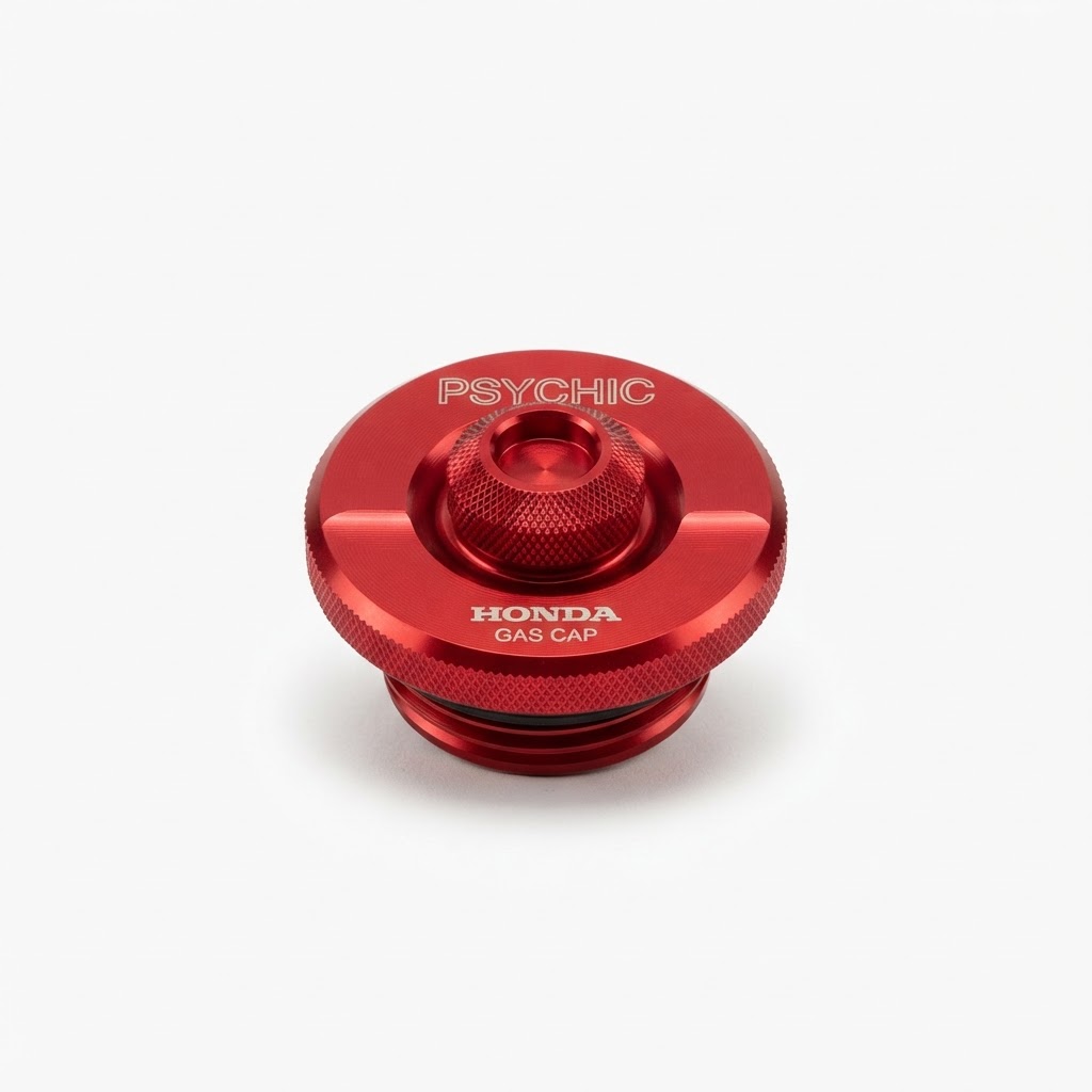 Psychic Gas Cap Red Honda