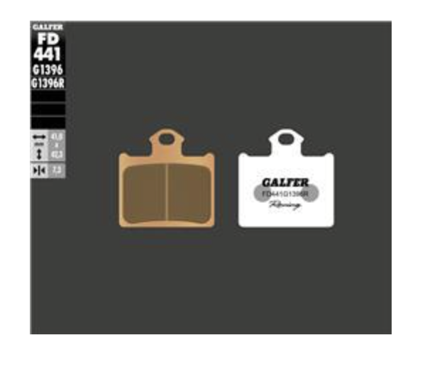 Galfer Rear SINTER RACING OFF-ROAD BRAKE PADS