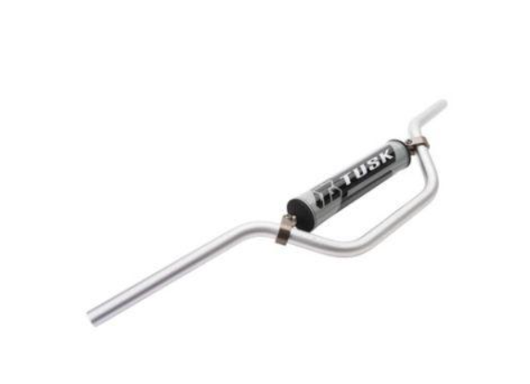Tusk T10 Sport Bend Aluminum Handlebar ATV Silver - 191645
