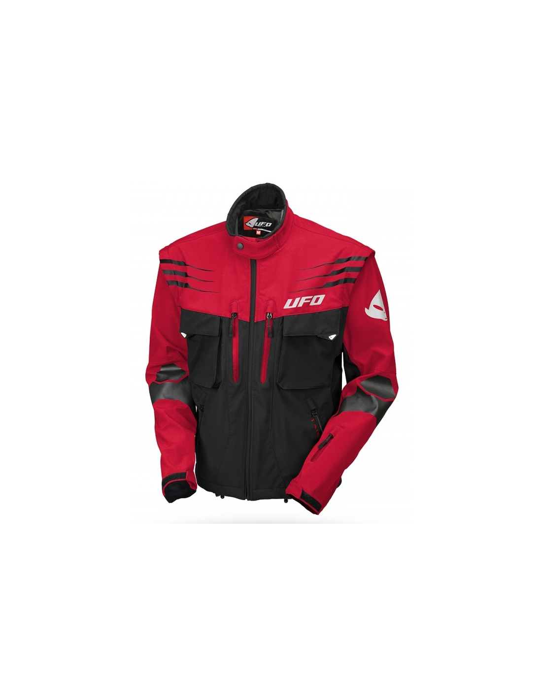 UFO MX JACKET ENDURO TAIGA BLACK/RED XL