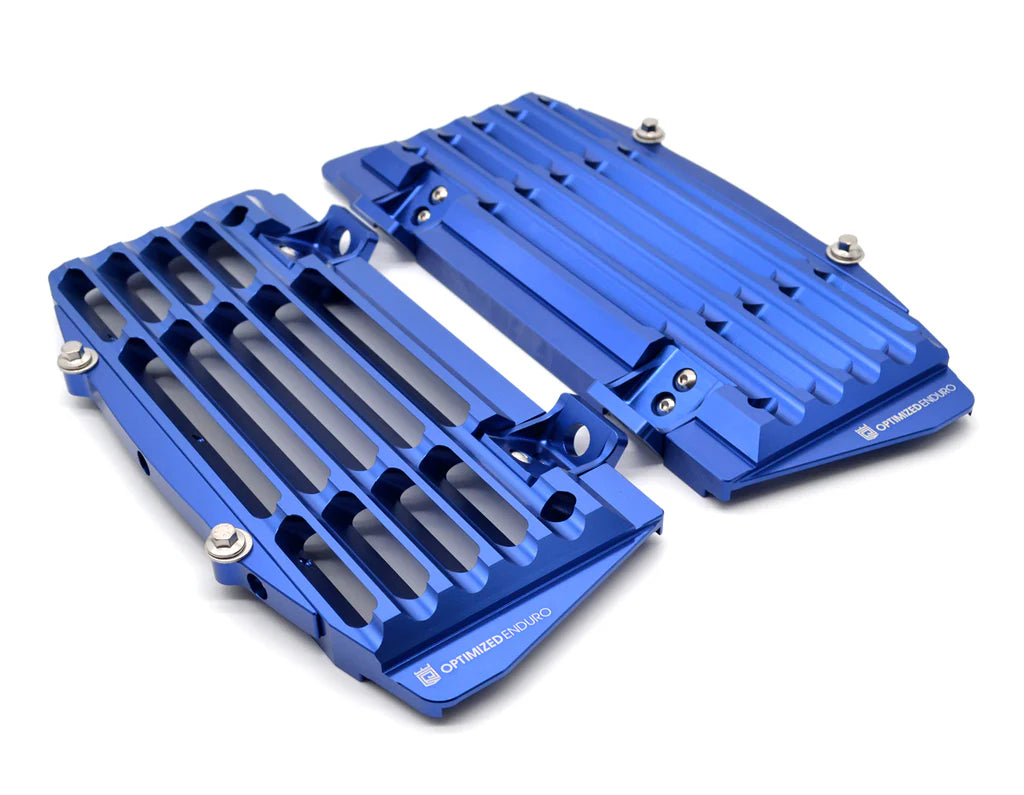 Racecraft Aluminium Radiator Brace Guard Blue KTM 17 & up