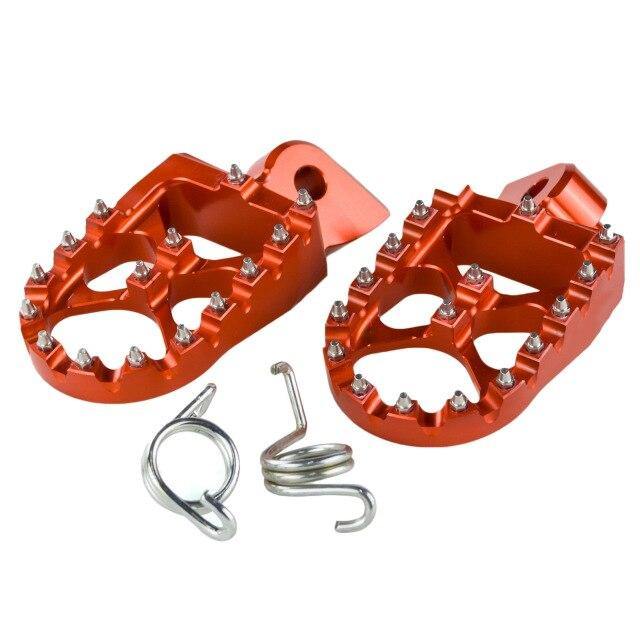 Racecraft Billet Race Foot Pegs KTM Orange ('17 and up)