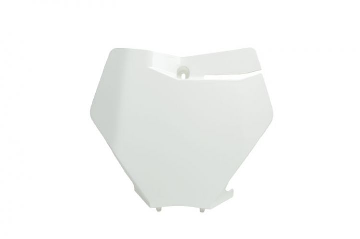Racetech Front Number Plate White KTM 125/150/250 SX '19 - '