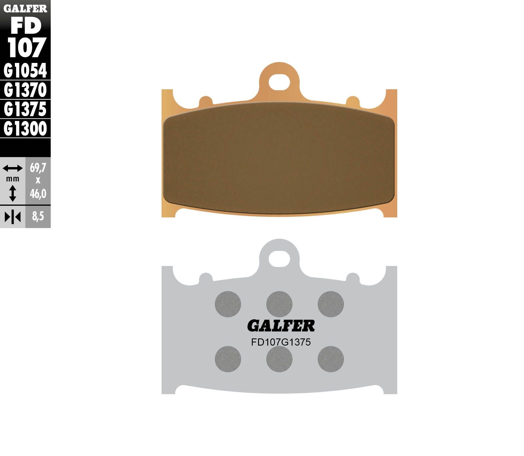 Galfer SINTER SPORT BRAKE PADS