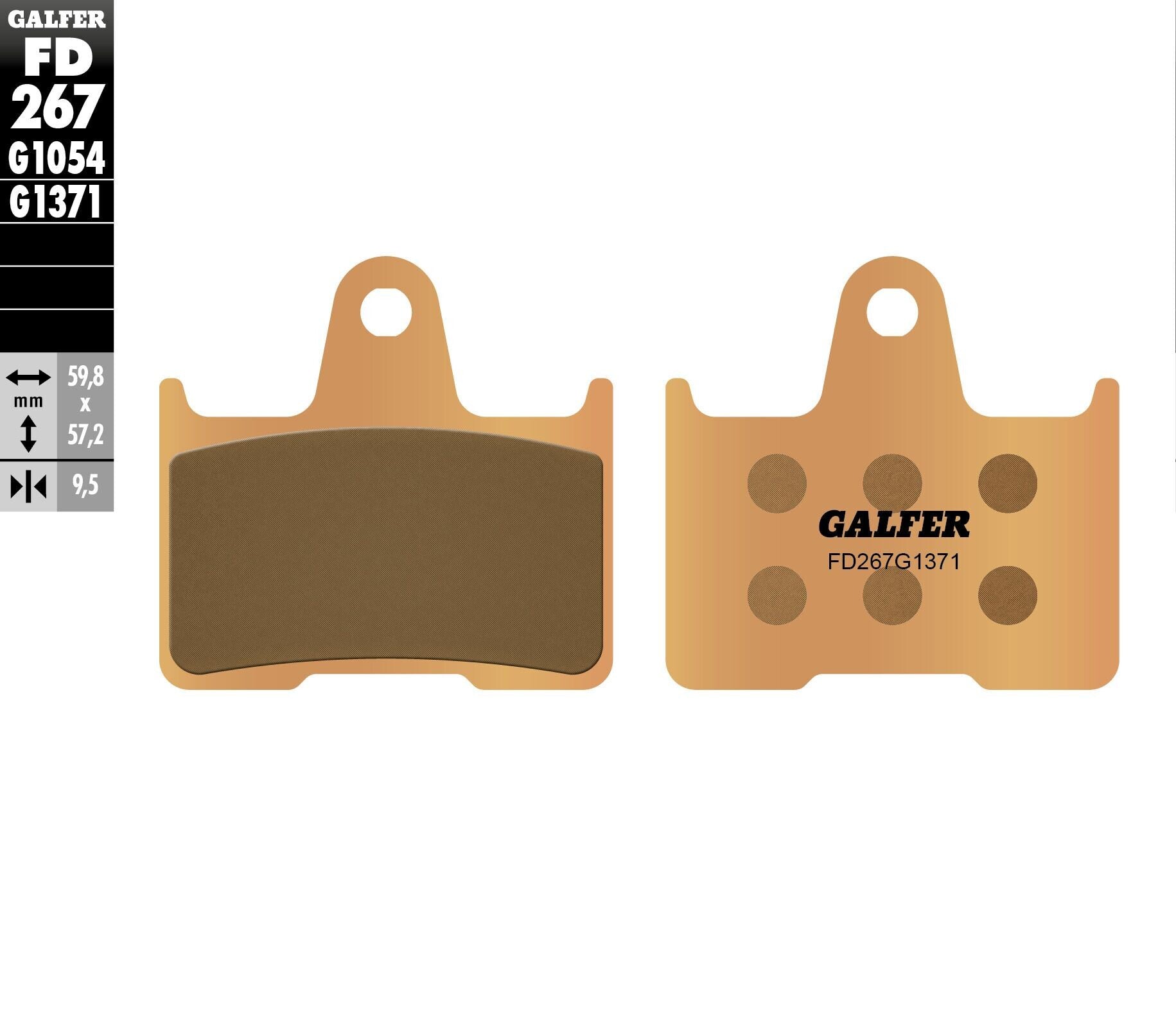 Galfer SINTER SPORT BRAKE PADS