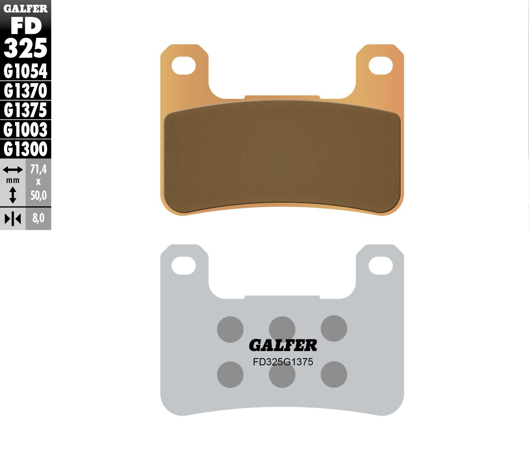Galfer SINTER SPORT BRAKE PADS