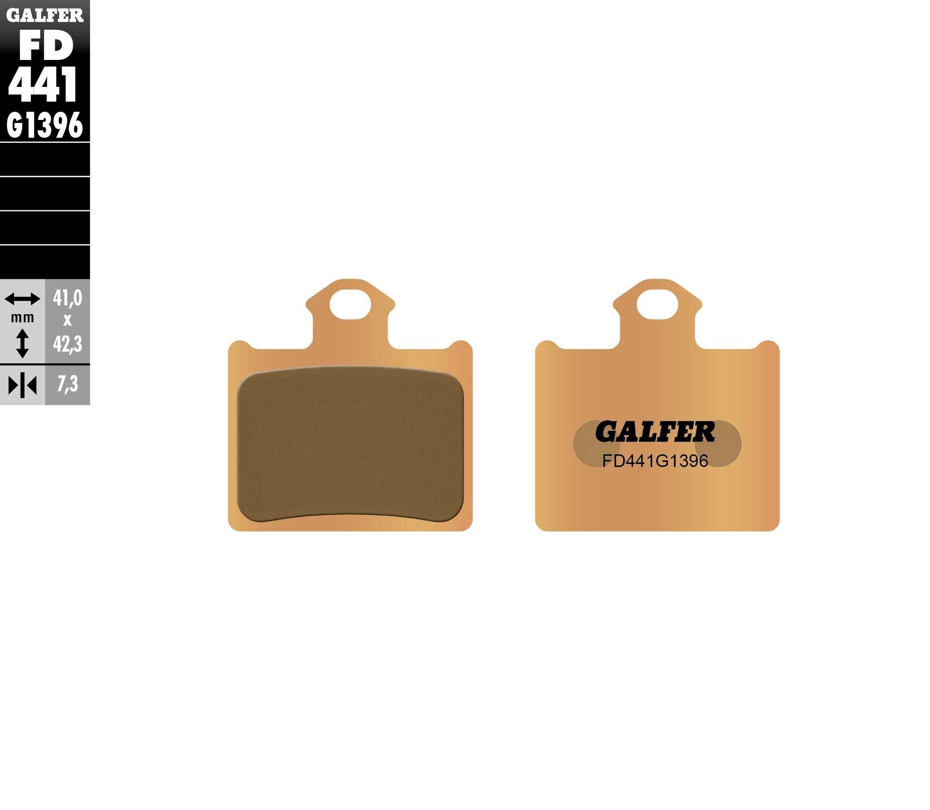Galfer Rear SINTER OFF-ROAD BRAKE PADS