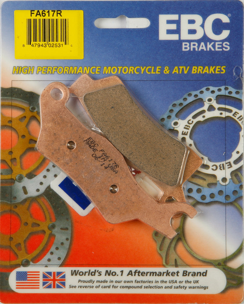 Racecraft FA617  Sintered Brake Pads