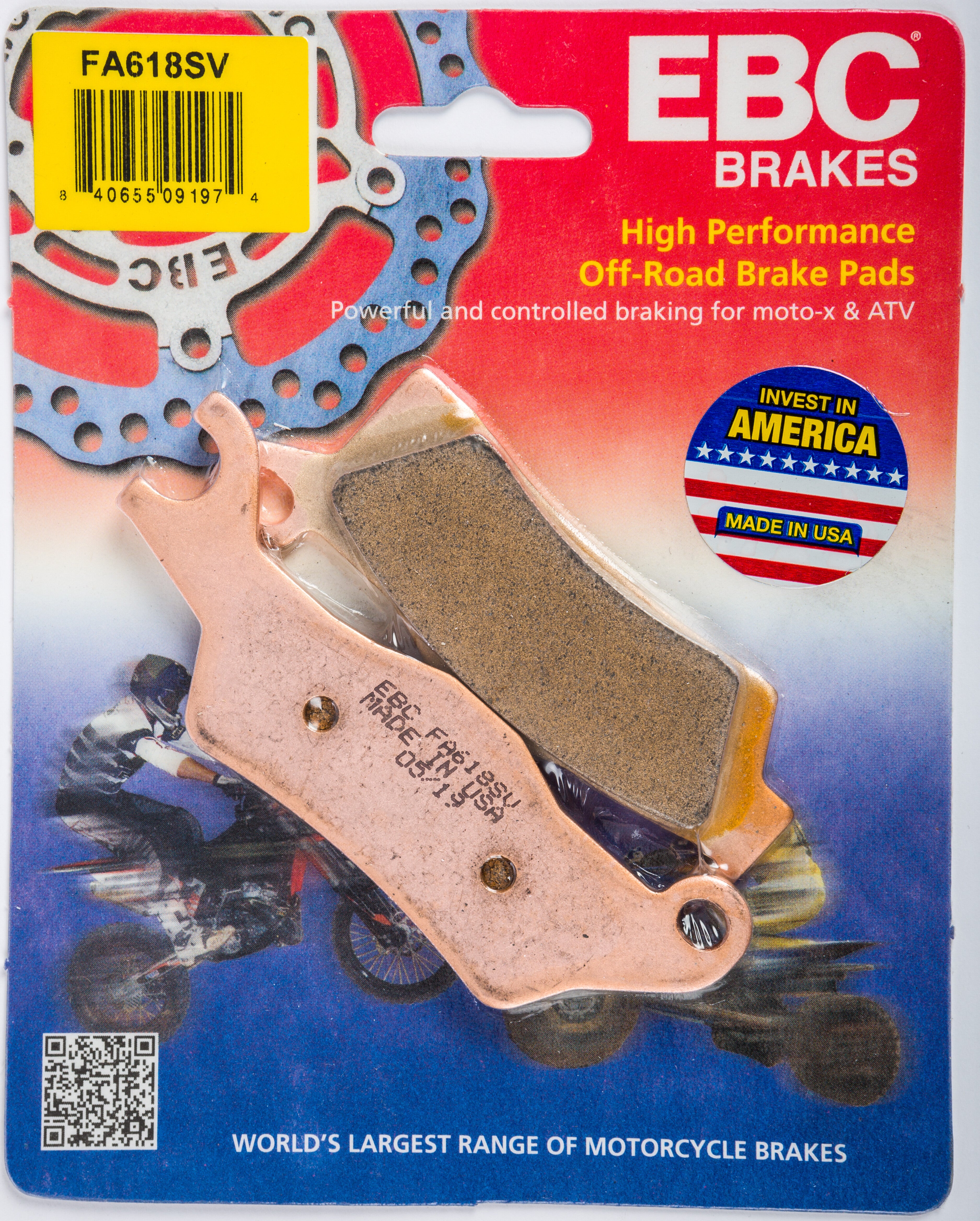 Racecraft FA618  Sintered Brake Pads