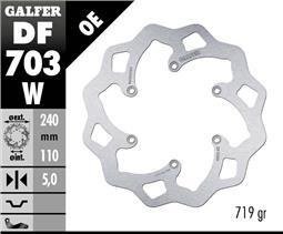 Galfer KTM 950S / BMW 650 Rear DISC WAVE FIXED 240