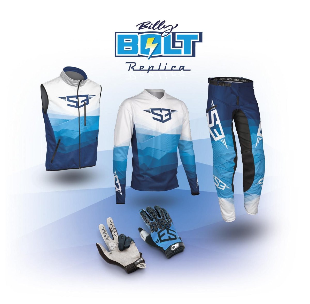 S3 Gloves Hard Enduro Angel Nuts - XL Blue